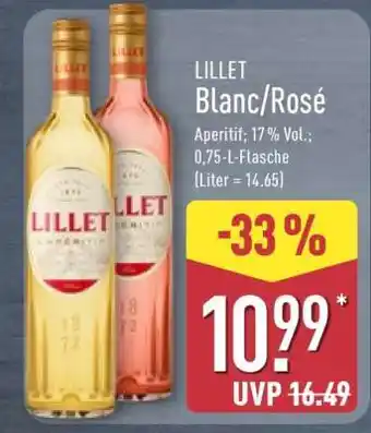 Aldi Nord Lillet Blanc / Rosé Angebot