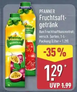 Aldi Nord PFANNER Fruchtsaftgetränk Angebot