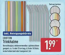 Aldi Nord CROFTON Trinkhalme Angebot