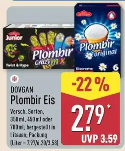 Aldi Nord Dovgan Plombir Eis Angebot