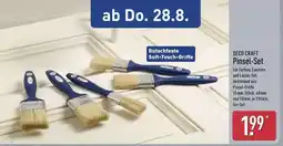 Aldi Nord DECO CRAFT Pinsel-Set Angebot