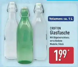 Aldi Nord CROFTON Glasflasche Angebot