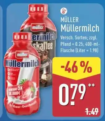 Aldi Nord MÜLLER Müllermilch Angebot