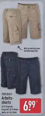 Aldi Nord TOPCRAFT Arbeitsshorts Angebot