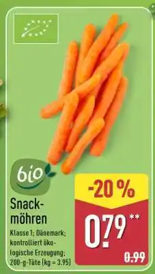 Aldi Nord Snackmöhren Angebot