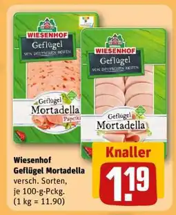 REWE Wiesenhof Geflügel Mortadella Angebot