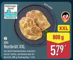 Aldi Nord BBQ Rostbrätl XXL Angebot