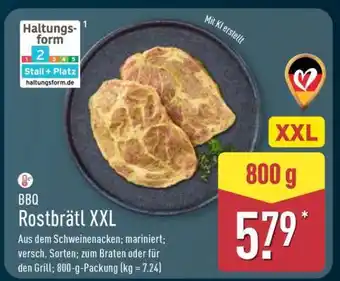 Aldi Nord BBQ Rostbrätl XXL Angebot