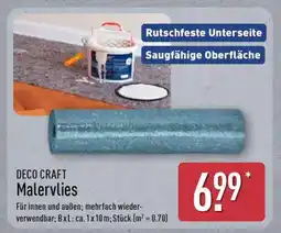 Aldi Nord DECO CRAFT Malervlies Angebot