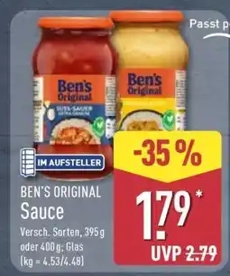 Aldi Nord Ben’s Original Sauce Angebot