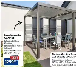 Aldi Nord Lamellenpavillon CANNES Angebot