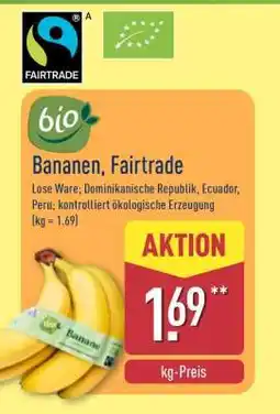 Aldi Nord Bananen, Fairtrade Angebot