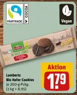 REWE Lambertz Bio Hafer Cookies Angebot
