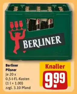 REWE BERLINER Pilsner Angebot