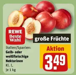 REWE Gelb- oder weißfleischige Nektarinen Angebot
