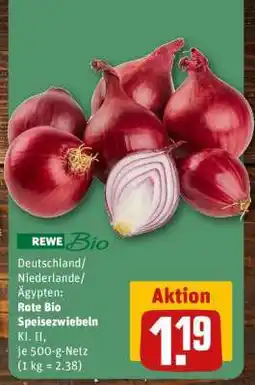 REWE Rote Bio Speisezwiebeln Angebot