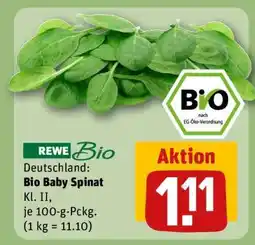 REWE Bio Baby Spinat Angebot