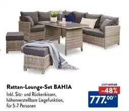 Aldi Nord Rattan-Lounge-Set Bahia Angebot