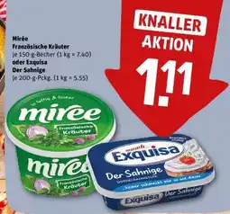 REWE Mirée Französische Kräuter oder Exquisa Der Sahnige Angebot