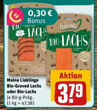 REWE Meine Lieblinge Bio-Graved Lachs oder Bio-Lachs Angebot