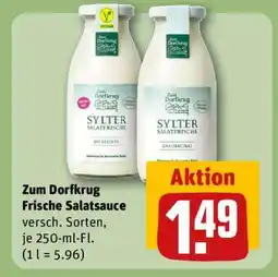 REWE Zum Dorfkrug Frische Salatsauce Angebot