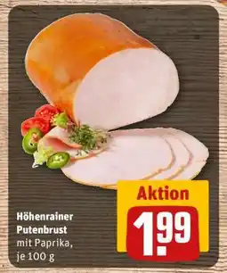 REWE Höhenrainer Putenbrust Angebot
