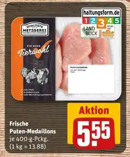 REWE Frische Puten-Medaillons Angebot