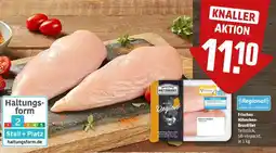 REWE Frisches Hähnchen-Brustfilet Teilstück, SB-verpackt, je 1 kg Angebot