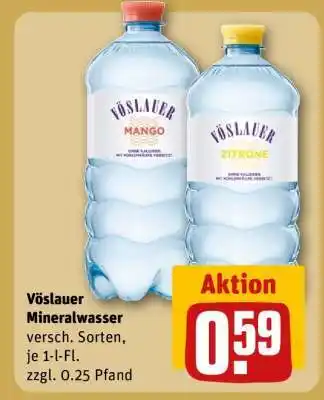 REWE Vöslauer Mineralwasser Angebot