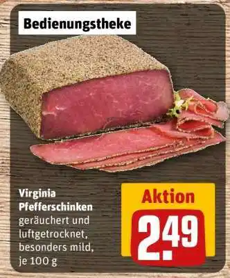 REWE Virginia Pfefferschinken Angebot