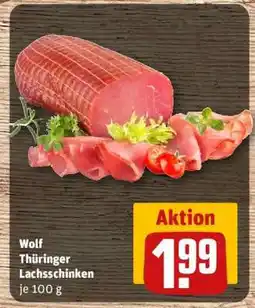 REWE Wolf Thüringer Lachsschinken Angebot