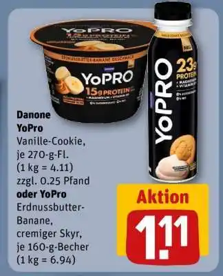 REWE Danone YoPro Angebot