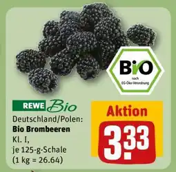 REWE Bio Brombeeren Angebot