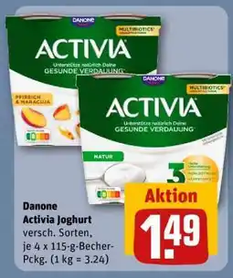 REWE Danone Activia joghurt Angebot