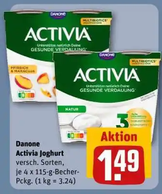 REWE Danone Activia joghurt Angebot