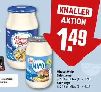 REWE Miracel Whip Salatcreme oder Mayo Angebot