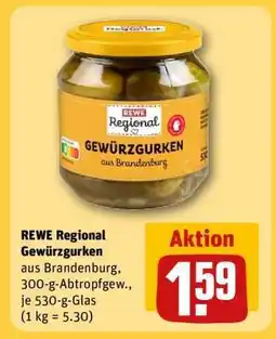 REWE REWE Regional Gewürzgurken Angebot