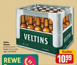 REWE VELTINS Pilsener Angebot