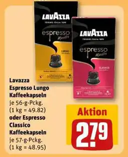 REWE Lavazza Espresso Lungo Kaffeekapseln oder Espresso Classico Kaffeekapseln Angebot