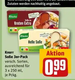 REWE Knorr Soße 3er-Pack Angebot