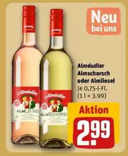 REWE Almdudler Almschorsch oder Almliesel Angebot