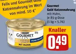 REWE Gourmet Gold Katzennahrung Angebot
