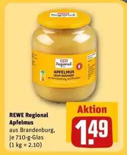 REWE REWE Regional Apfelmus Angebot