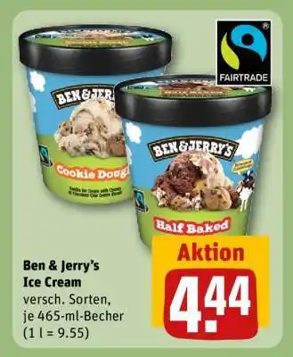 REWE Ben & Jerry's Ice Cream Angebot