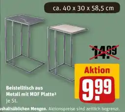 REWE Beistelltisch aus Metall mit MDF Platte³ Angebot