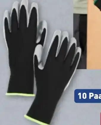 Aldi Nord Topcraft Arbeitsbekleidung Arbeitshandschuhe Angebot