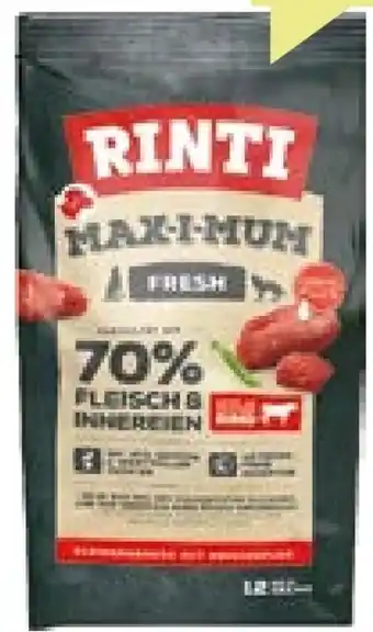 BayWa Rinti Hundefutter Max-I-Mum Angebot
