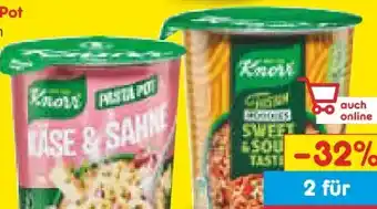 Netto Marken-Discount Knorr Pasta Snack Pot Angebot