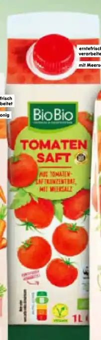 Netto Marken-Discount BioBio Bio-Tomatensaft Vegan Angebot