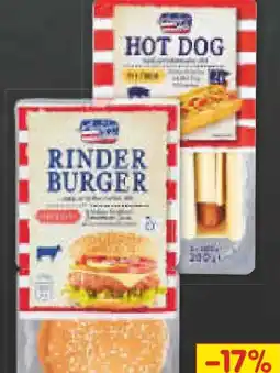 Netto Marken-Discount American Style Rinder-Burger Angebot